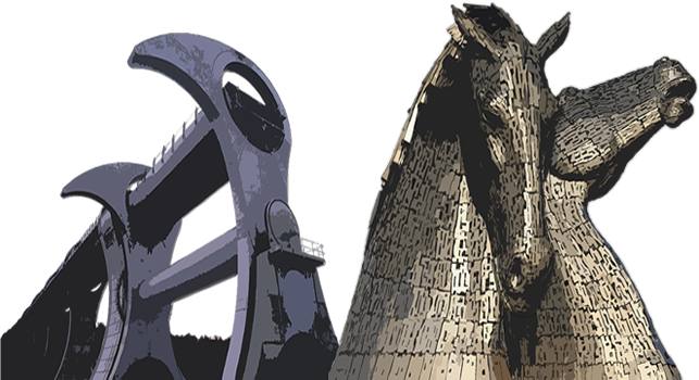 Kelpies & Falkirk Wheel