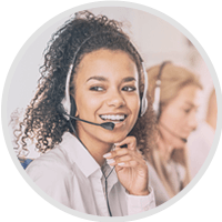 Female WordPress support telephone handler