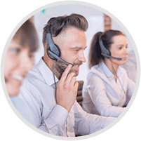 Male WordPress support telephone handler